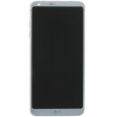 LG G6 LCD Display und Touchscreen mit Rahmen Platinum