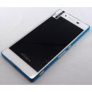 Sony Xperia Z3+ (E6553) - Komplett Front mit Rahmen + Display LCD + Touchscreen in Weiss