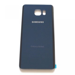 Samsung Galaxy Note 5 Akkudeckel Back Cover Schwarz Saphir