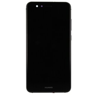 Huawei P10 Lite LCD Display ud Touchscreen mit Rahmen Schwarz
