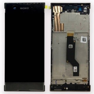 Sony Xperia XA1 LCD Display und Touchscreen mit Rahmen Schwarz