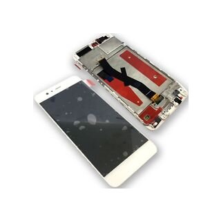 Huawei Nova LCD Display und Touchscreen mit Rahmen Weiss
