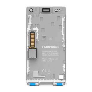 Fairphone 2 LCD Display und Touchscreen mit Rahmen Schwarz