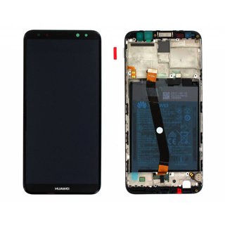 Huawei Mate 10 Lite LCD Display und Touchscreen mit Rahmen Schwarz