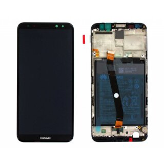 Huawei Mate 10 Lite LCD Display und Touchscreen mit Rahmen Schwarz