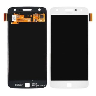 Motorola Moto Z LCD Display und Touchscreen Weiss (XT1650-03)