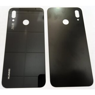 Huawei P20 Lite Akkudeckel Battery Cover Schwarz mit Klebe Folie