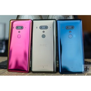 HTC U12 Plus Akkudeckel Battery Cover Flame Blau mit Klebefolie Adhesive und Kleinteilen