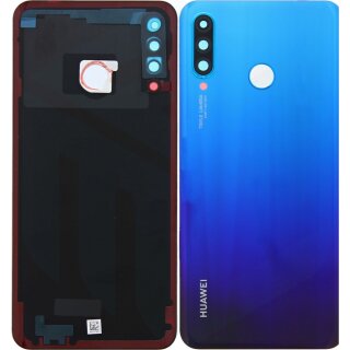 Huawei P30 Lite Akkudeckel Battery Cover Blau