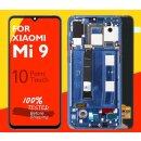 Xiaomi Mi 9 LCD Display und Touchscreen mit Rahmen Blau
