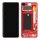 Samsung Galaxy S10 Plus LCD Display und Touchscreen mit Rahmen cardinal red