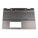 HP ENVY x360 – 15-cp0704nz Original HP Tastatur inkl. Topcase DE (deutsch) Grau mit Backlight