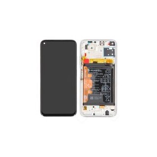 LCD + Touch + Frame + Battery für JNY-L21A Huawei P40 Lite - breathing crystal
