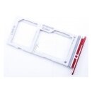 SIM Tray fr G975F Samsung Galaxy S10 Plus Duos Rot