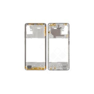 Main Frame für A515F Samsung Galaxy A51 - prism crush white / silver