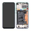 LCD + Touch + Frame + Battery für Huawei P40 Lite E...