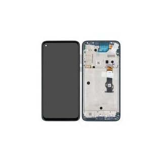 LCD + Touch + Frame für Motorola Moto G8 Power - capri blue