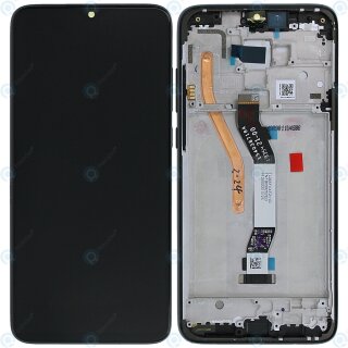 LCD + Touch + Frame für Xiaomi Redmi Note 9 Pro - interstellar grey