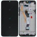 LCD + Touch + Frame für Xiaomi Redmi Note 9 Pro - interstellar grey