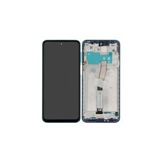 LCD + Touch + Frame für Xiaomi Redmi Note 9 Pro - blue