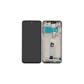 LCD + Touch + Frame für Xiaomi Redmi Note 9 Pro - glacier white