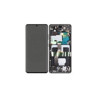 LCD + Touch + Frame no Camera für G998B Samsung Galaxy S21 Ultra - phantom black