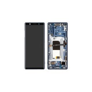LCD + Touch + Frame für J8210, J9210 Sony Xperia 5 - blue