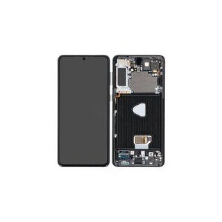 LCD + Touch + Frame + Battery für G996B Samsung Galaxy S21+ - phantom black