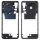 Original Middle Frame Bezel Plate for Xiaomi Redmi Note 10 5G M2103K19G, M2103K19C(Black) 