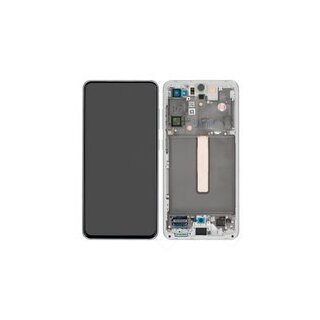 LCD + Touch + Frame für G990B Samsung Galaxy S21 FE - white