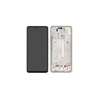 LCD + Touch + Frame für A536B Samsung Galaxy A53 5G - awesome white