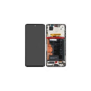 LCD + Touch + Frame + Battery für Honor 50 - Frost Crystal