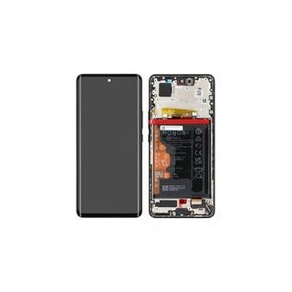 LCD + Touch + Frame + Battery für Honor 50 - Midnight Black