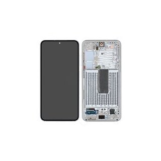 LCD + Touch + Frame für S911B Samsung Galaxy S23 - lime
