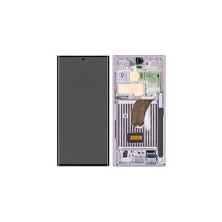 LCD + Touch + Frame für S918B Samsung Galaxy S23 Ultra - lavender