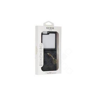 Guess 4G Charms Case für F741B, F761B Samsung Galaxy Z Flip6, Flip7 FE - black