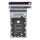 SIM Tray DS für S911B, S916B Samsung Galaxy S23, S23+ - lavender