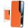 anco Bookcase SideWindow für G996B Samsung Galaxy S21+ - orange