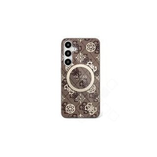 Guess 4G Peony Pattern Case für S931B Samsung Galaxy S25 - brown