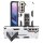 anco Soldier Armor Shockproof Case für G991B Samsung Galaxy S21 - white