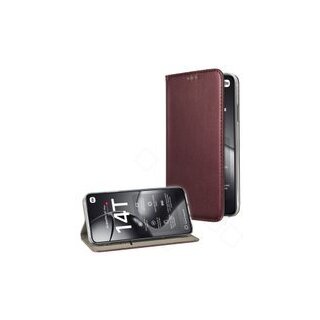 Bookcase basic magnetic für Xiaomi 14T Pro - burgundy