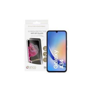 anco Tempered Glass Anti-Spy für A346B Samsung Galaxy A34