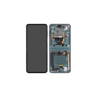 LCD + Touch + Frame no Camera  für F711B Samsung Z Flip3 - green