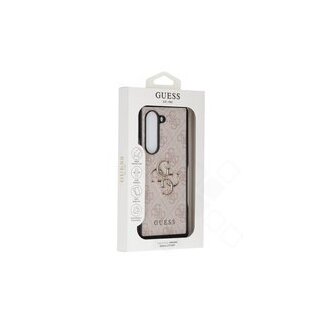 Guess PU 4G Metal Logo Case für F956B Samsung Galaxy Z Fold6 - pink