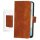 anco Bookcase Geometric für A165F, A166B Samsung Galaxy A16 4G, A16 5G - brown