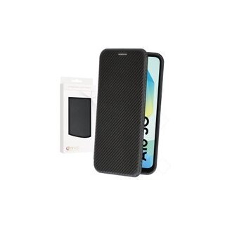 anco Bookcase Carbon Optic für A165F, A166B Samsung Galaxy A16 4G, A16 5G - black