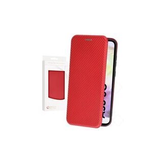 anco Bookcase Carbon Optic für A356B Samsung Galaxy A35 5G - red