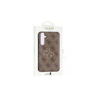 Guess PU 4G Metal Logo Case für A356B Samsung Galaxy A35 5G - brown