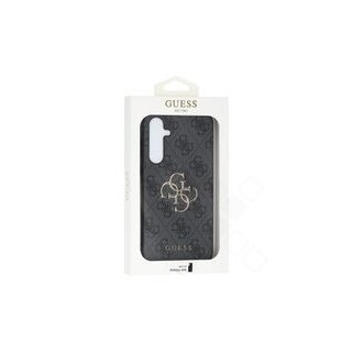 Guess PU 4G Metal Logo Case für A356B Samsung Galaxy A35 5G - black