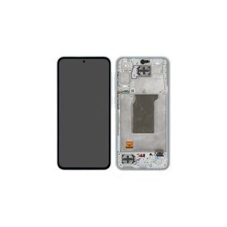 LCD + Touch + Frame assembled für A356B Samsung Galaxy A35 5G - awesome iceblue
